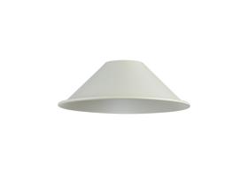 D1031/BE  Dreifa Curved 210mm Shallow Cone (MA) Beige Stone Metal Shade